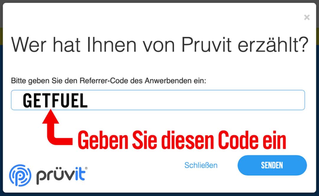 Pruvit Referrer-Code Deutschland